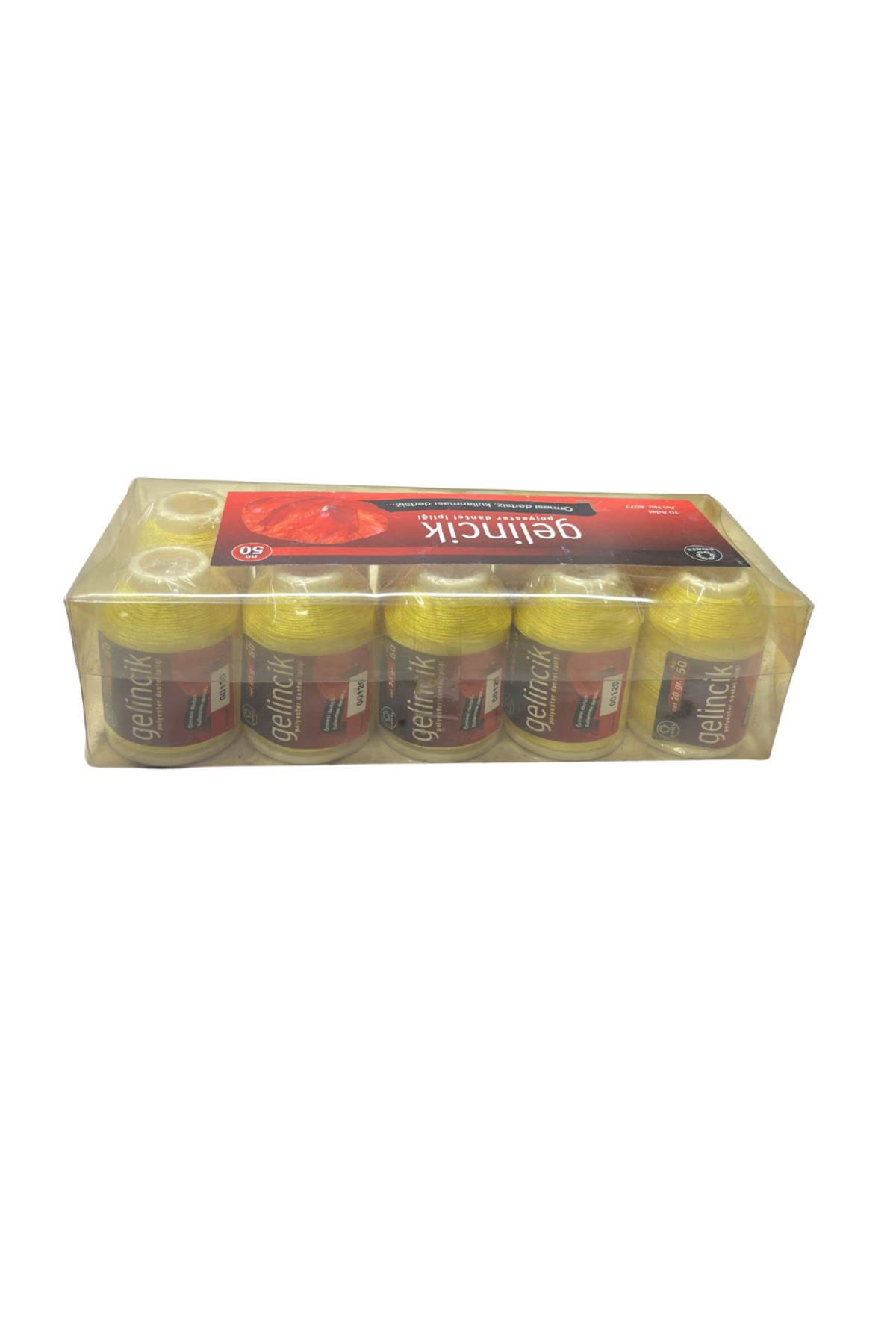 Gelincik Polyester Dantel İpliği 10Lu Paket